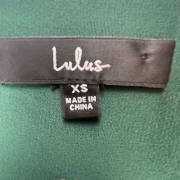 Lulus Aura Emerald Green Sleeveless Satin Maxi Dress Party Wedding HOCO Prom-XS - Picture 9 of 10